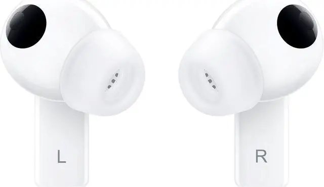 Alt view image 9 of 12 - HUAWEI FreeBuds Pro, True Wireless Stereo, Intelligent Noise Cancellation, Dual Device, Ceramic White (Canada Warranty)