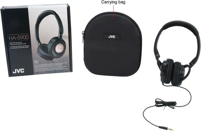 Alt view image 5 of 5 - JVC HA-S900 3.5mm Gold-Plated Connector Circumaural High Grade Light Weight Headphone