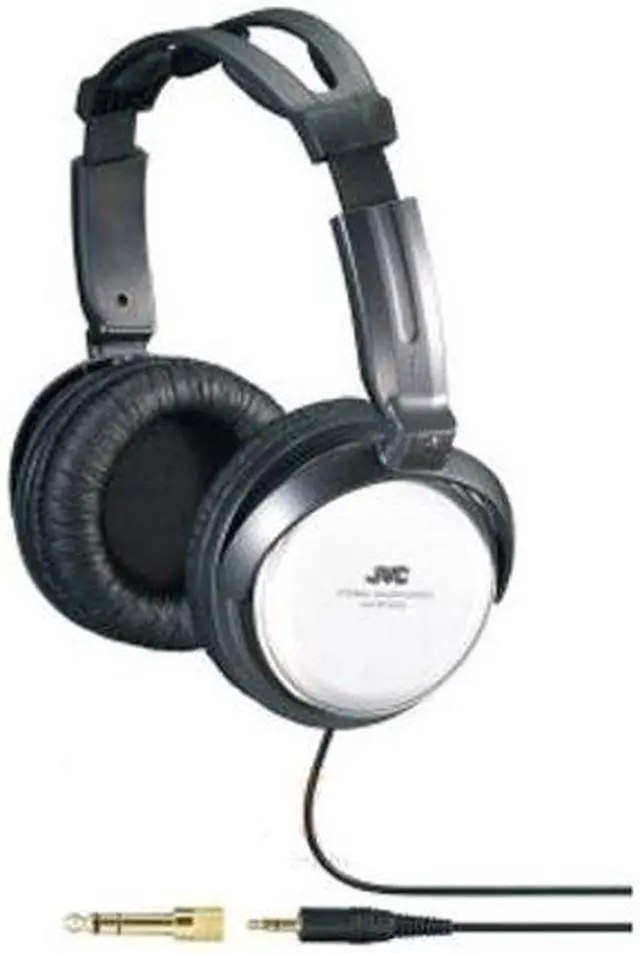 Main image of JVC Silver HA-RX500 3.5mm/ 6.3mm Connector Circumaural Full Size Headphone