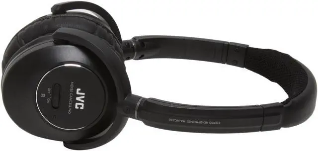 Alt view image 4 of 13 - JVC HA-NC250 3.5mm/ 6.3mm Connector Circumaural Noise Cancelling Headphone