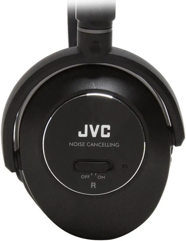 Alt view image 5 of 13 - JVC HA-NC250 3.5mm/ 6.3mm Connector Circumaural Noise Cancelling Headphone