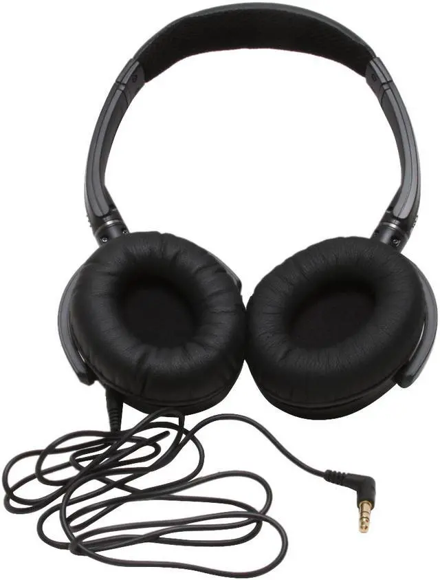 Alt view image 8 of 13 - JVC HA-NC250 3.5mm/ 6.3mm Connector Circumaural Noise Cancelling Headphone