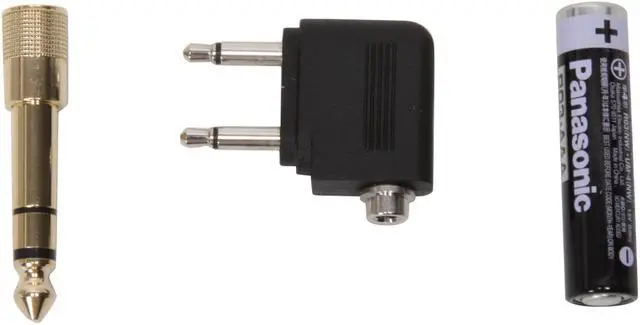 Alt view image 10 of 13 - JVC HA-NC250 3.5mm/ 6.3mm Connector Circumaural Noise Cancelling Headphone