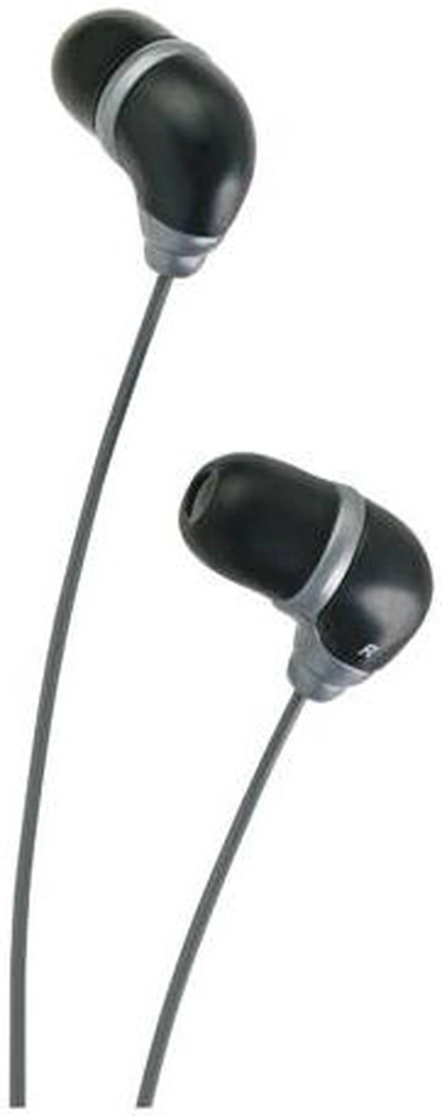 Main image of JVC HA-FX34B 3.5mm Gold-Plated Connector Canal Black New Marshmallow Headphone