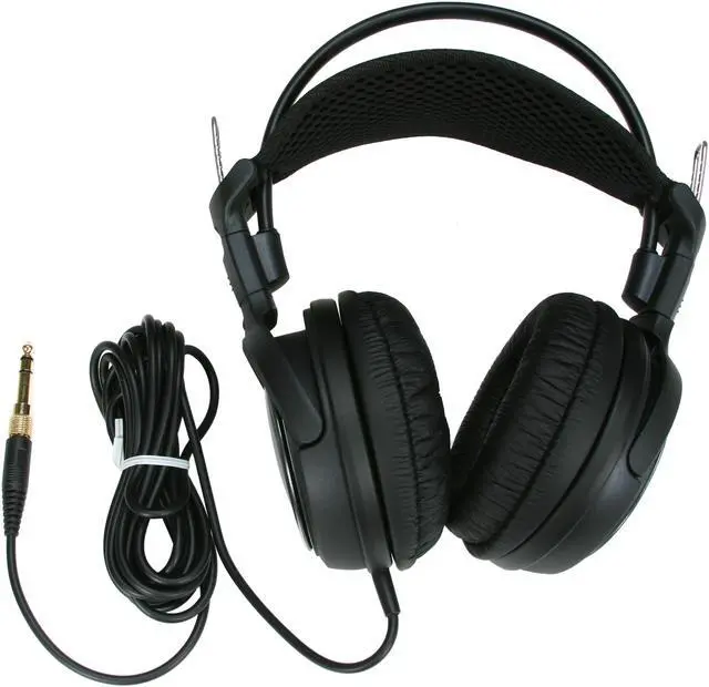 Alt view image 4 of 6 - JVC Black HA-RX700 3.5mm/ 6.3mm Connector Circumaural Full-Size Headphone
