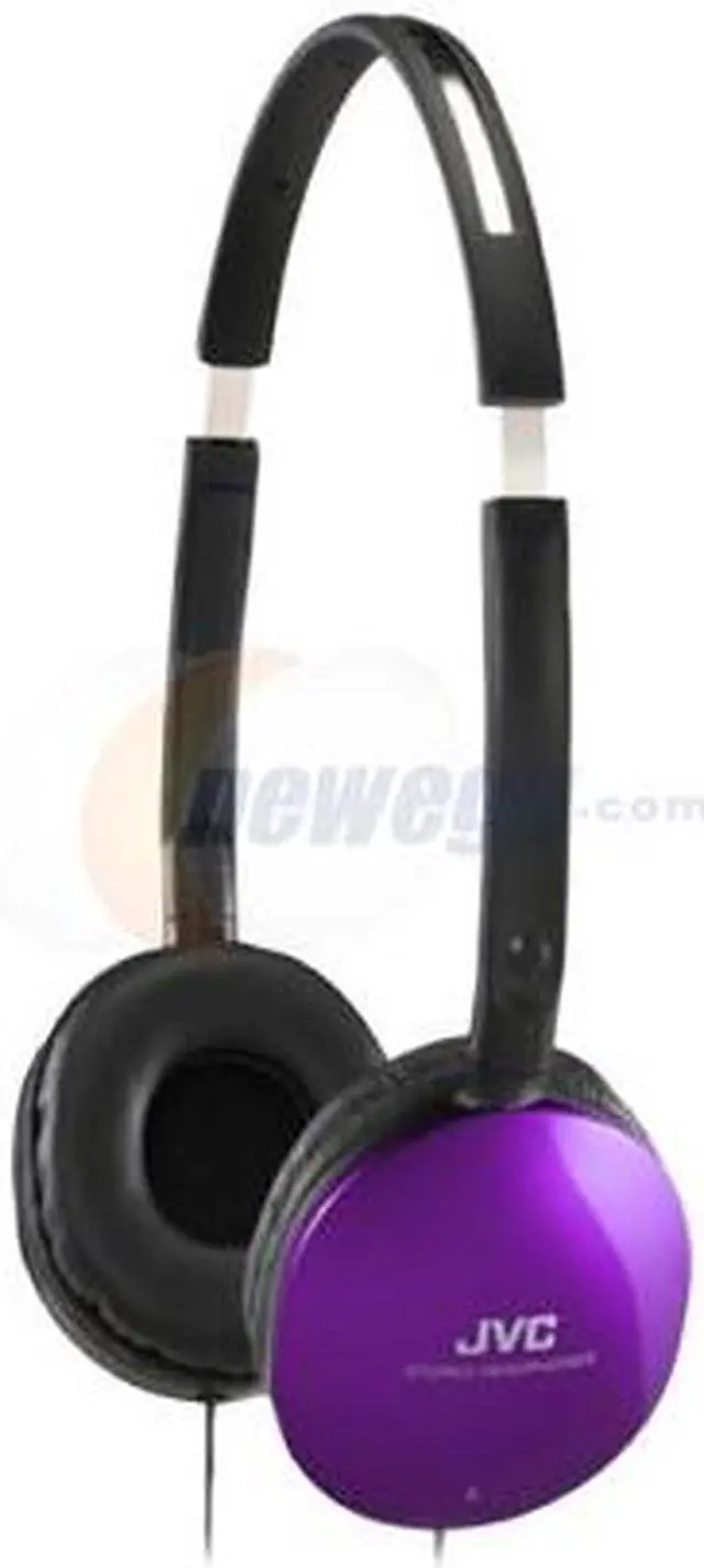 Alt view image 2 of 2 - JVC HA-S150-VX Circumaural Violet FLATS Lightweight Headphone