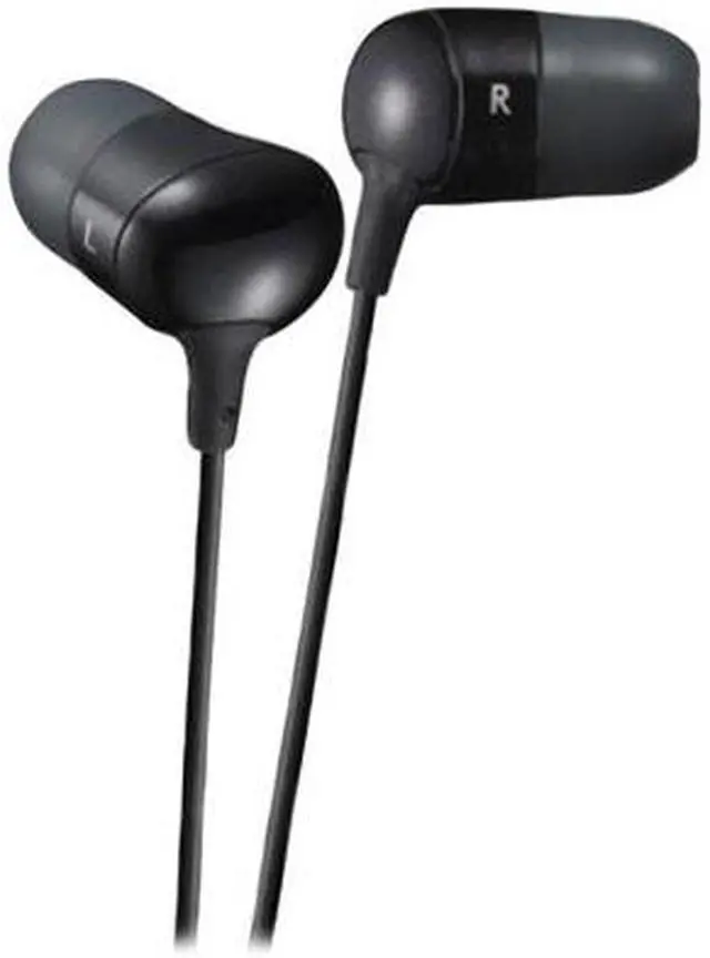 Alt view image 2 of 2 - JVC  HA-FX35 (Black)  Marshmallow Inner-ear Headphone