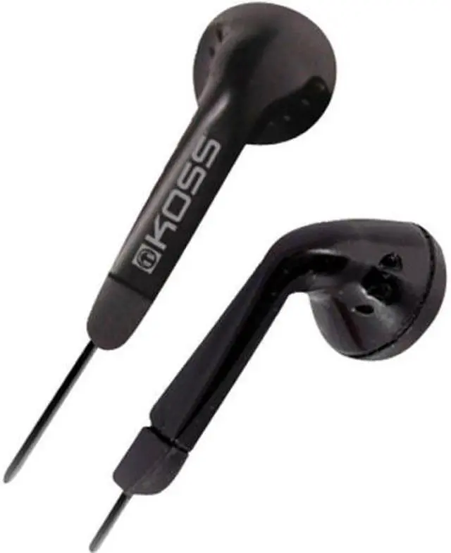 Main image of KOSS Black 175481 3.5mm Connector Earbud Ultra-lightweight Earbud Stereophone