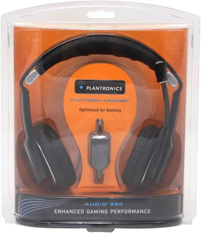 Alt view image 3 of 3 - PLANTRONICS .Audio 350 3.5mm Connector Circumaural Over The Head Stereo Headset