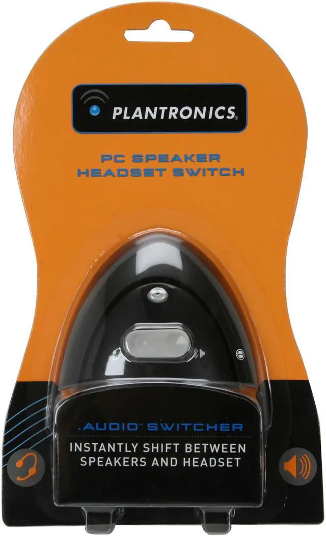 Alt view image 2 of 2 - Plantronics Audio Switch 3.5mm Connector Speaker to headset switch