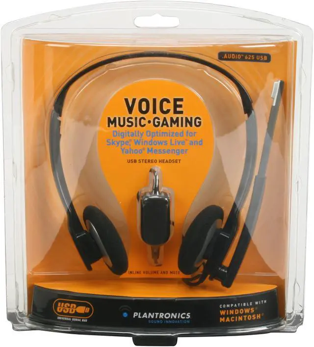 Alt view image 2 of 2 - PLANTRONICS .Audio 625 USB Supra-aural Stereo Headset