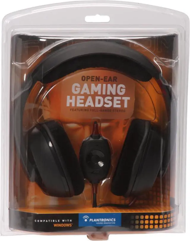 Alt view image 11 of 11 - PLANTRONICS GameCom 377 Open-ear 3.5mm Circumaural Gaming Headset