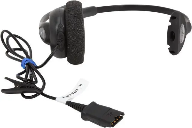 Alt view image 5 of 6 - Plantronics HW251N SupraPlus Wideband Noise-canceling Monaural Headset (64338-31)