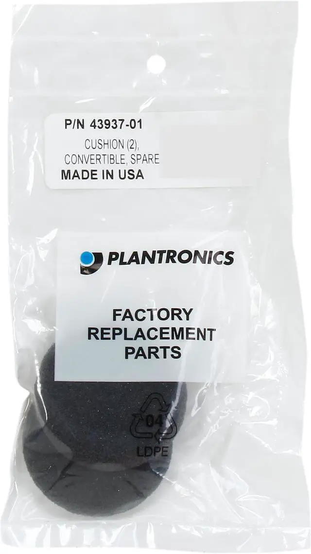 Alt view image 4 of 4 - Plantronics Foam Ear Cushion for CS50-USB / CS60-USB (43937-01)
