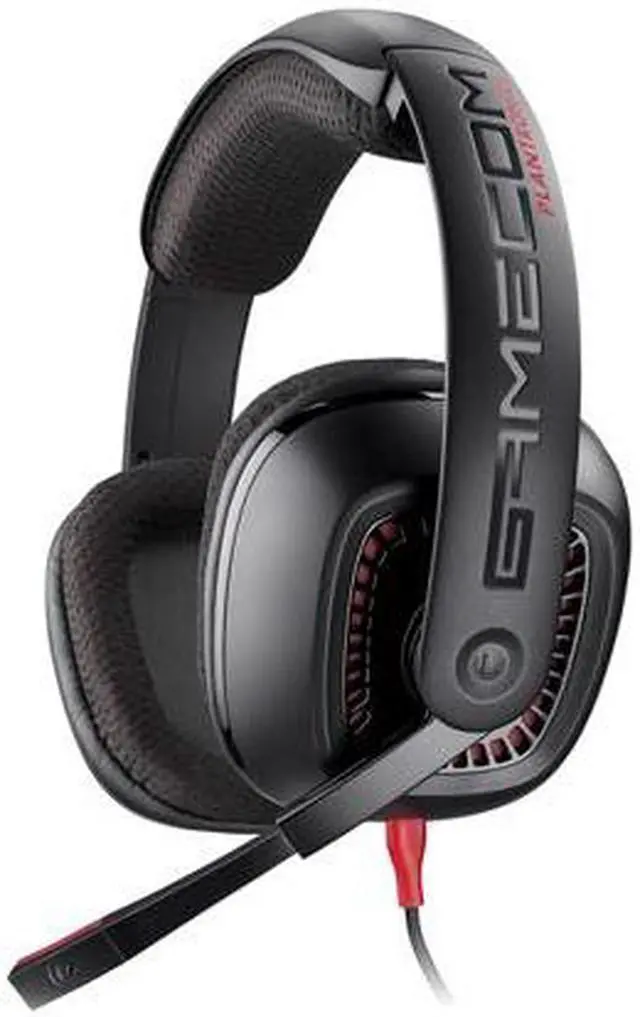 Main image of PLANTRONICS 79731-01 1 x microphone ( mini-phone 3.5 mm ) 1 x headphones ( mini-phone stereo 3.5 mm ) Connector Circumaural GameCom 377 Open-Ear Gaming Headset