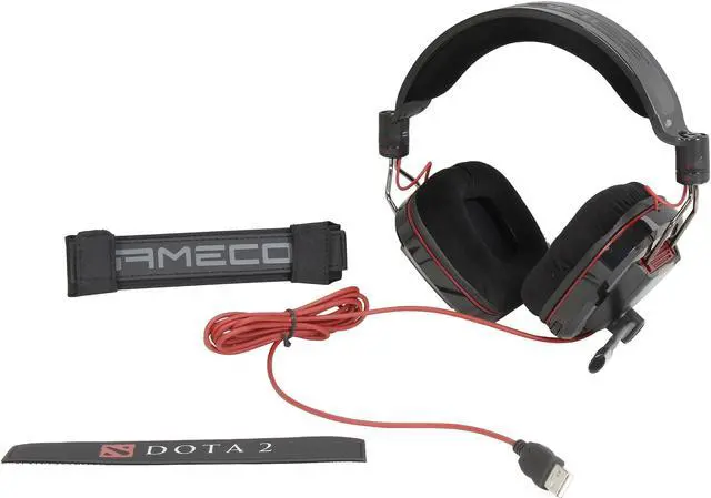 Alt view image 7 of 8 - PLANTRONICS GameCom 780 (Dota 2 badged) USB Connector Circumaural Headset