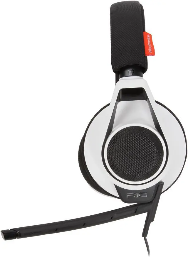 Alt view image 2 of 10 - PLANTRONICS RIG 3.5mm Connector Circumaural Stereo Headset + Mixer (White)