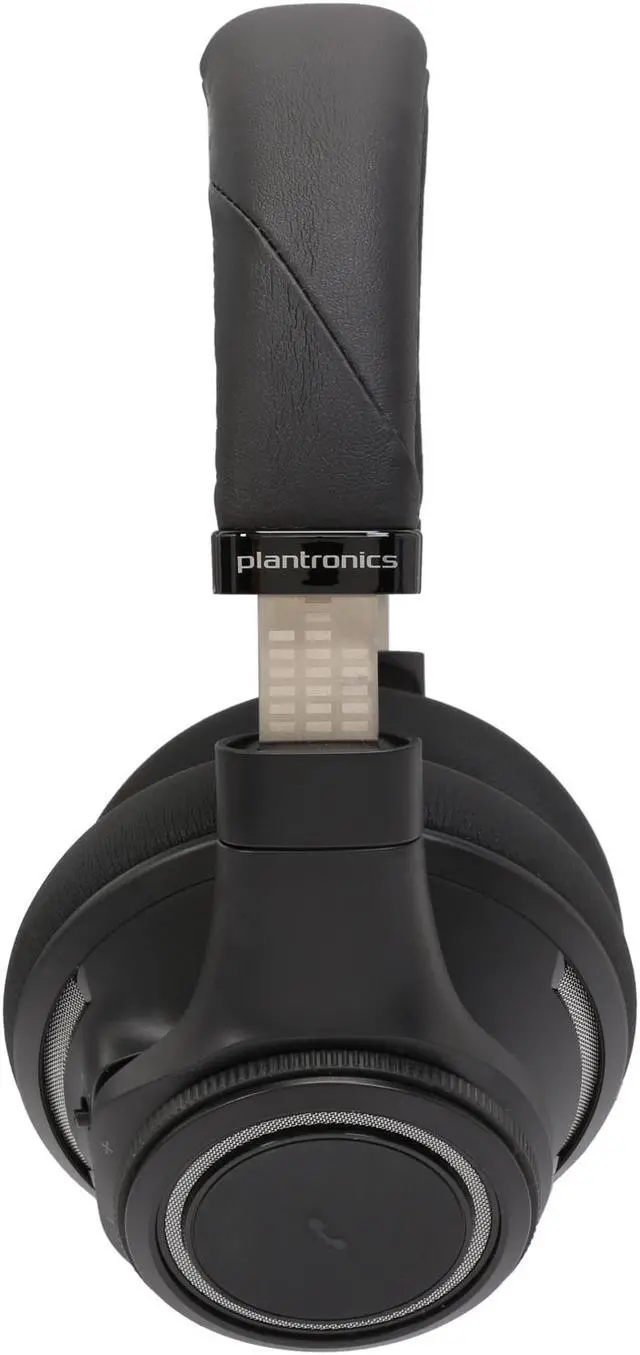 Alt view image 5 of 7 - Plantronics Backbeat Pro Wireless Active Noise Cancelling Headphones with Mic – Black