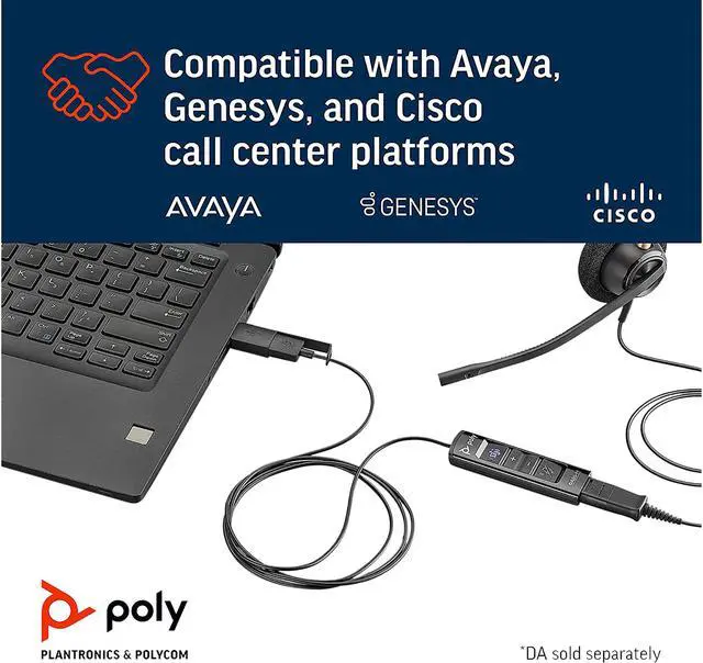 Alt view image 11 of 12 - PLANTRONICS 89434-01 Encore Pro HW520 Headset