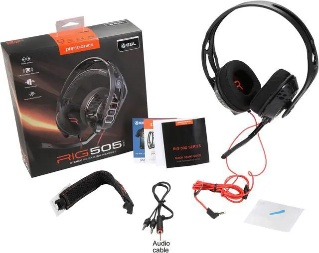 Alt view image 6 of 6 - PLANTRONICS Rig 505 LAVA 3.5mm Connector Circumaural Headset