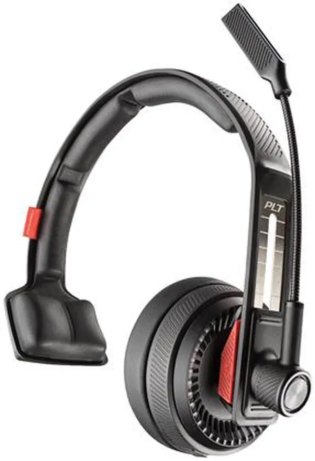 Alt view image 2 of 4 - PLANTRONICS 209797-01 Supra-aural Voyager 104 Bluetooth Noise Canceling Trucking Headset