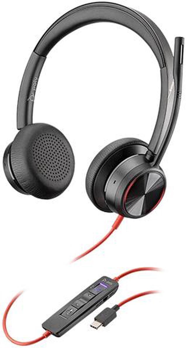 PLANTRONICS Blackwire 8225 Headset, Microsoft, USB-C - Newegg.com