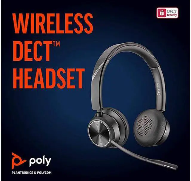 Alt view image 5 of 7 - Poly Savi 7320 Ultra-Secure Wireless DECT Headset System