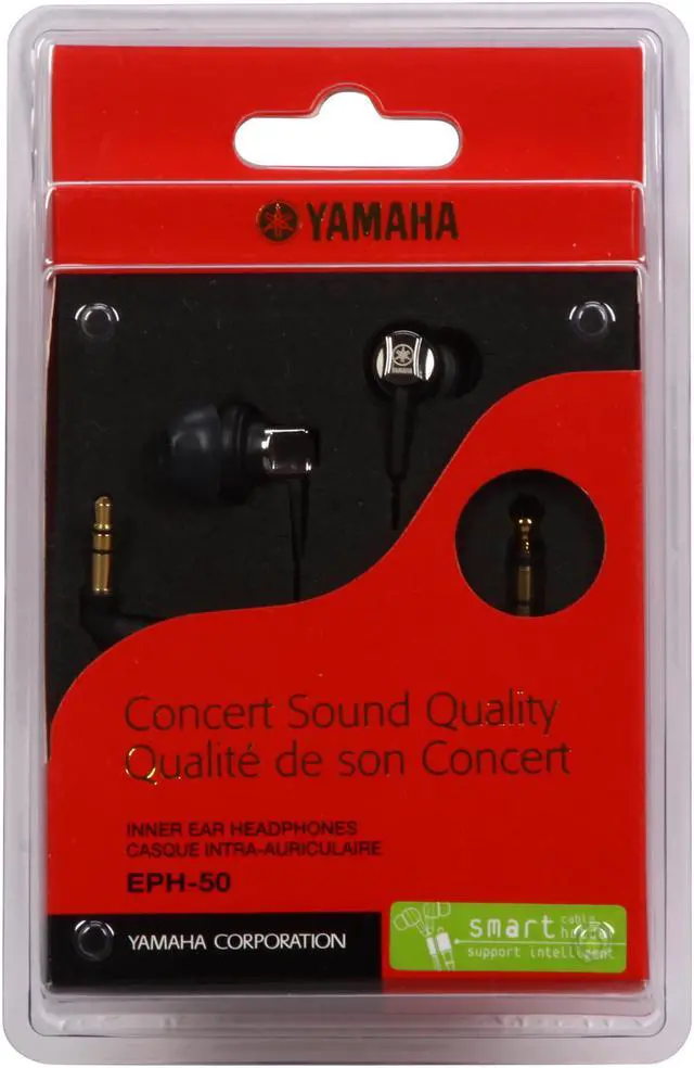 Alt view image 5 of 5 - Yamaha - In-Ear Headphones (EPH-50) BLACK