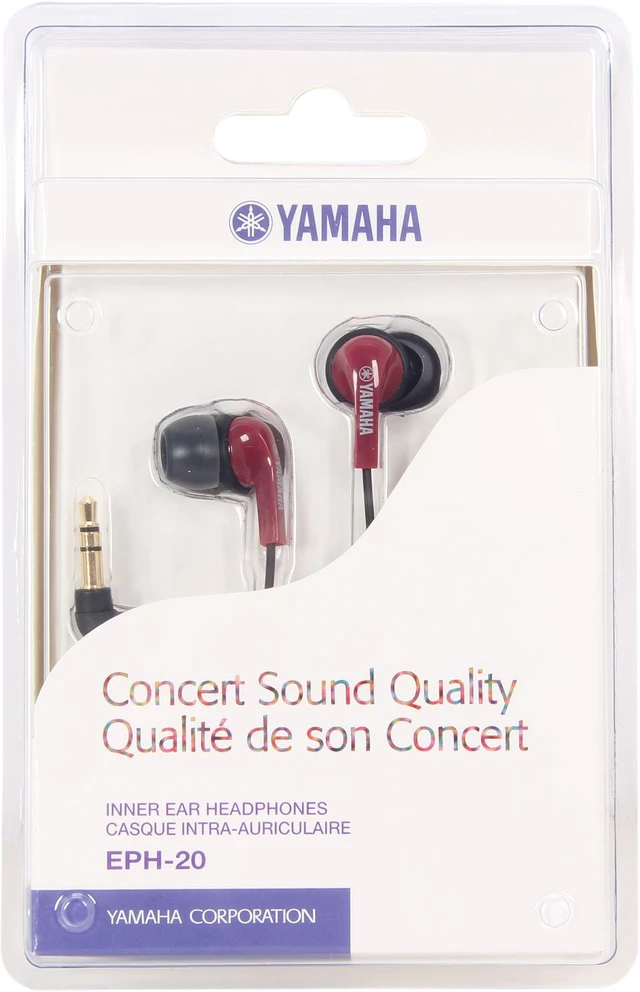 Alt view image 7 of 7 - Yamaha Brown EPH-20BR In-ear Headphones, Brown
