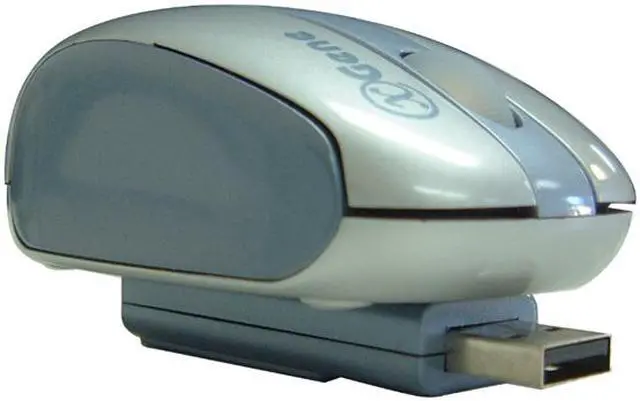 Alt view image 3 of 5 - X-Gene 01010 Blue/Silver 3 Buttons 1 x Wheel RF Wireless Optical Mini Notebook Wireless Mouse