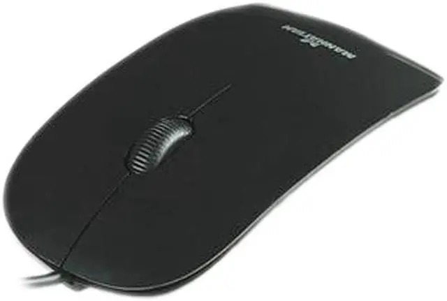 Alt view image 4 of 6 - Manhattan 177658 Black 3 Buttons 1 x Wheel USB Wired Optical Silhouette Mouse