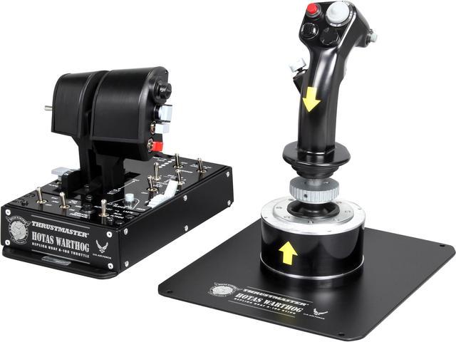 Thrustmaster - Hotas Warthog - Ensemble de Joystick HOTAS réplique de  l’avion d’attaque A-10C de l’U.S. Air Force - PC