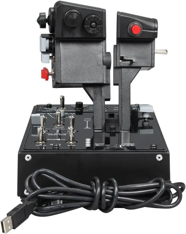 Alt view image 11 of 15 - Thrustmaster HOTAS Warthog Flight Stick and Throttle for PC, VR