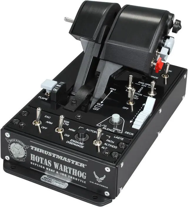 Alt view image 13 of 15 - Thrustmaster HOTAS Warthog Flight Stick and Throttle for PC, VR