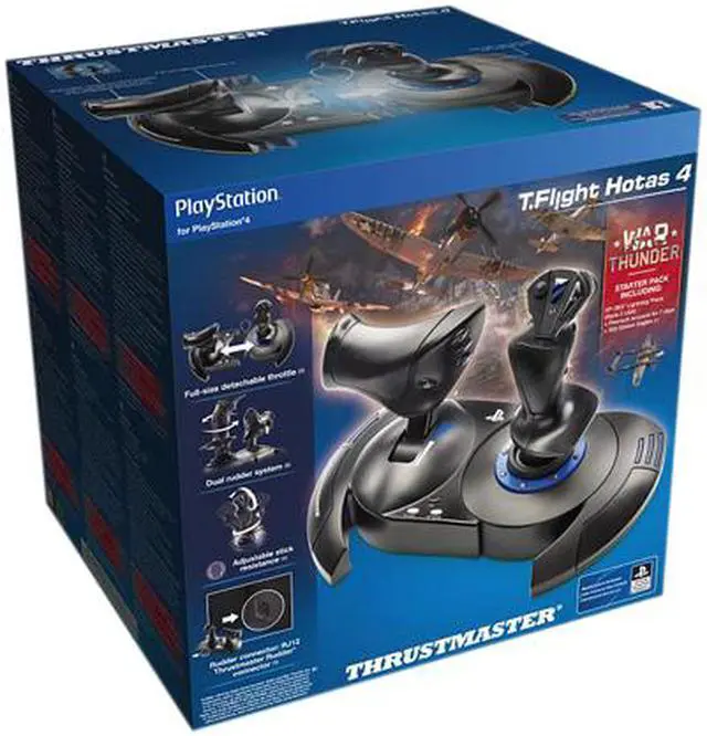 Alt view image 9 of 9 - Thrustmaster T.Flight HOTAS 4 Joystick For PC & PS4