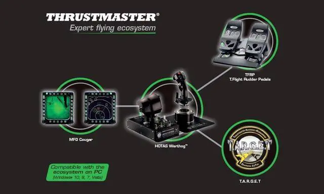 Alt view image 7 of 9 - Thrustmaster HOTAS Warthog Dual Throttles for PC, VR