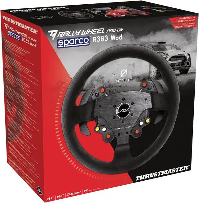 Alt view image 5 of 5 - TM RALLY WHEEL ADD-ON SPARCO R383 MOD (PS5, PS4, Xbox Series X|S, One and PC)