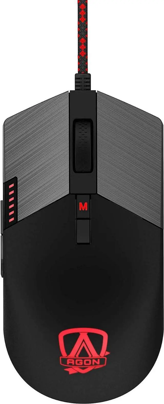 Main image of AOC Agon AGM700 Gaming Mouse - 16,000 DPI - Omron Switches - RGB Effects - Adjustable DPI - Adjustable Weight