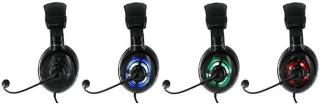 Alt view image 4 of 7 - TekNmotion TM-PSX100A 3.5mm/ USB Connector Circumaural Pulsewave / Pulsar SX PC Gaming Headphone