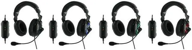 Alt view image 5 of 7 - TekNmotion TM-PSX100A 3.5mm/ USB Connector Circumaural Pulsewave / Pulsar SX PC Gaming Headphone