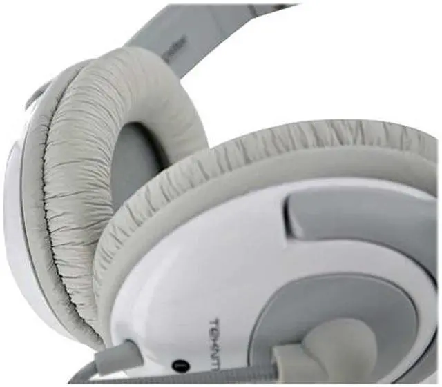 Alt view image 5 of 8 - TekNmotion TM-YW100A 3.5mm Connector Circumaural White Yapster Universal Gaming Headset