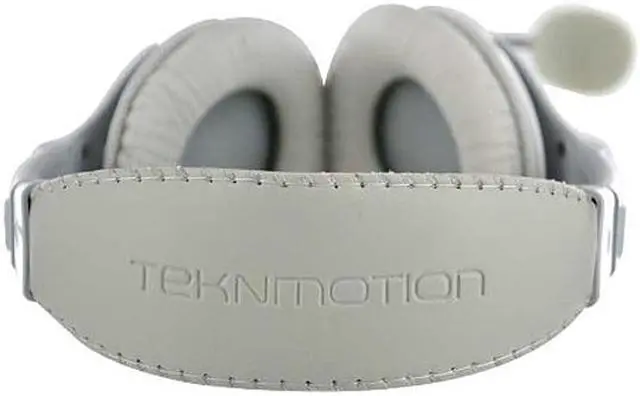 Alt view image 6 of 8 - TekNmotion TM-YW100A 3.5mm Connector Circumaural White Yapster Universal Gaming Headset