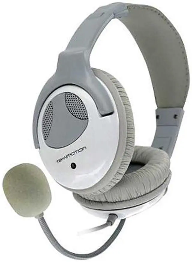 Alt view image 3 of 8 - TekNmotion TM-YW100A 3.5mm Connector Circumaural White Yapster Universal Gaming Headset
