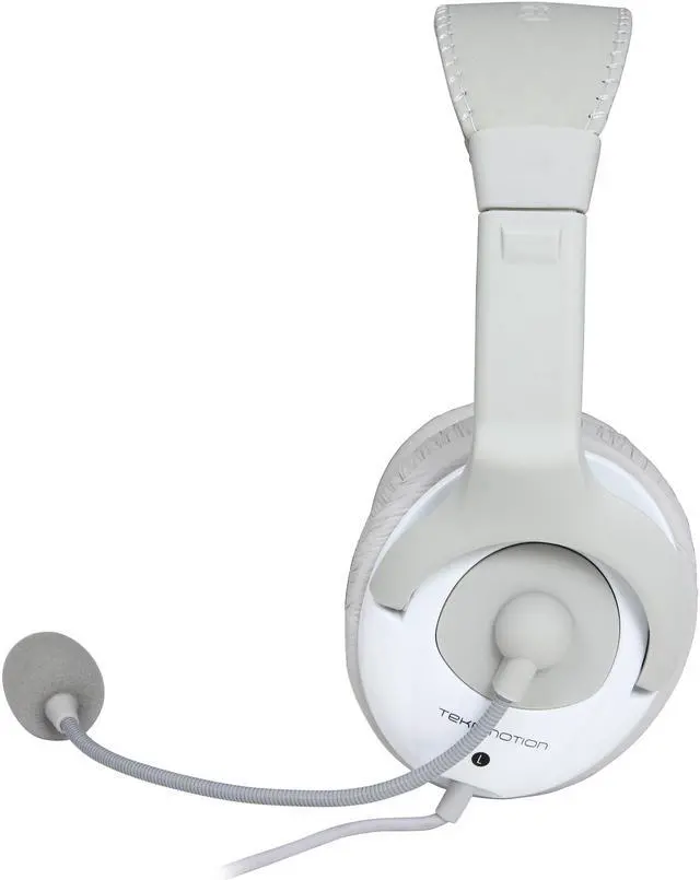 Alt view image 2 of 7 - TekNmotion TM-YW100P Yapster Plus Headset for PC, MAC, Tablets and Smartphones, White