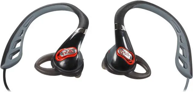 Main image of Polk Audio Black UltraFit 500 3.5mm Connector In-Ear Sports Headphone (Black/Red)