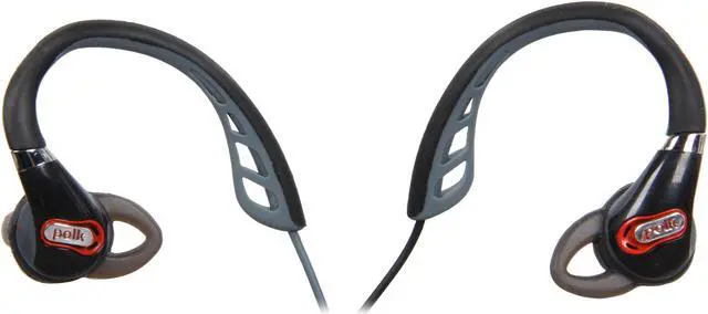 Main image of Polk Audio UltraFit 1000 In-Ear Sports Headphones with iPod/iPhone Control and Mic (Black/Red)