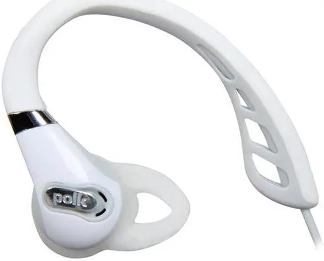 Alt view image 2 of 6 - Polk Audio UltraFit 1000 In-Ear Sports Headphones with iPod/iPhone Control and Mic (White/Grey)