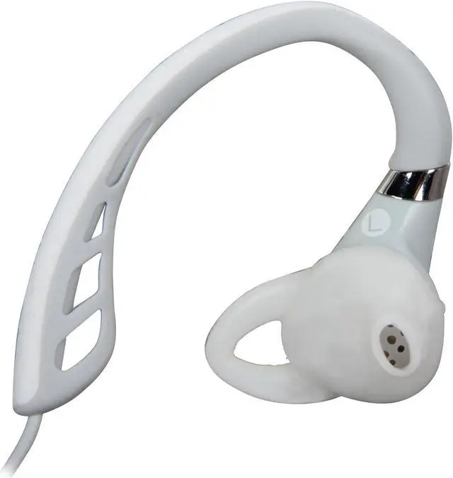 Alt view image 4 of 6 - Polk Audio UltraFit 1000 In-Ear Sports Headphones with iPod/iPhone Control and Mic (White/Grey)