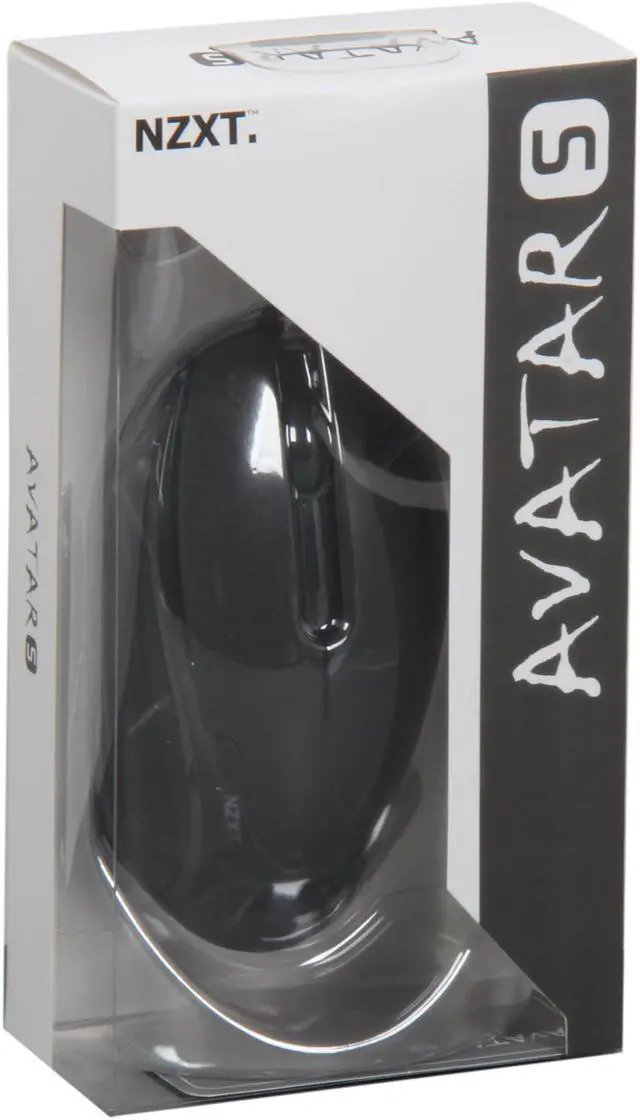Alt view image 5 of 5 - NZXT Avatar  S "BLACK" Laser Gaming USB Wired 1600 DPI Mouse