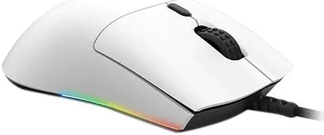 Alt view image 3 of 5 - NZXT Lift - MS-1WRAX-WM - PC Gaming Mouse - Lightweight Ambidextrous Mouse - High-end PixArt 3389 Optical Sensor - 16k Resolution - RGB Lighting - Low-Drag Cable - White